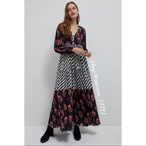 🦄NWT Anthropologie Leda Maxi Dress XS